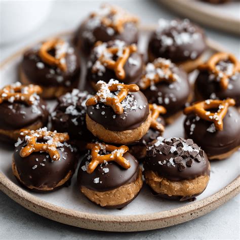 Chocolate-Dipped Peanut Butter Pretzel Bites : Sweet, Salty, and Guilt ...
