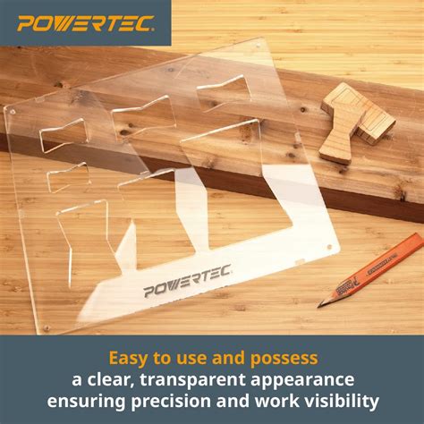 Buy POWERTEC 71798 Router & Decorative Template Set for Woodworking ...