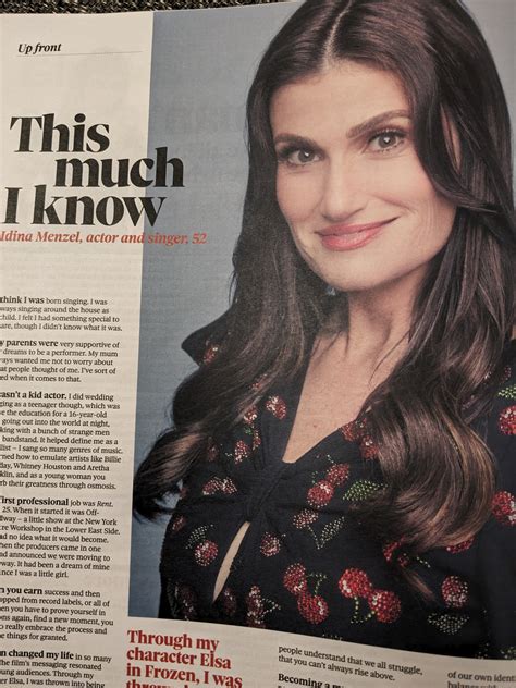 OBSERVER Magazine 03/09/2023 IDINA MENZEL interview - YourCelebrityMagazines
