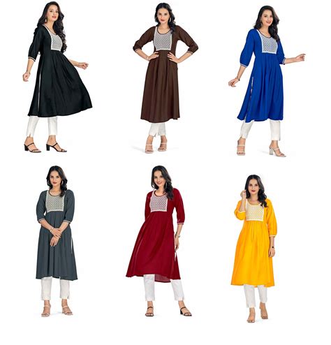 9Star Fashion Hitika Vol 2 Embroidered Kurti Collection