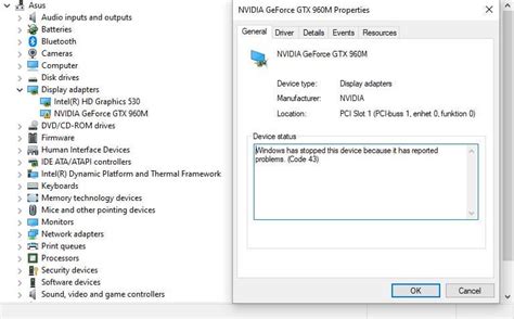 Image result for Windows Code 43 GPU