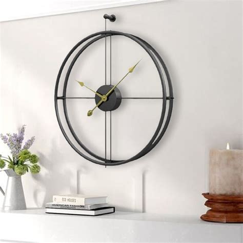 Designer metallic Time Wheel Wall Clock (Dia 24 Inches) - Punam Metalcrafts