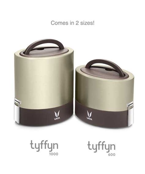 Vaya Stainless Steel Lunch Box - Buy TyffynLyte 1000 ml Graphite Online ...
