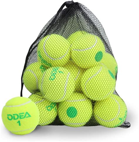 Amazon.com : LITIAN Tennis Balls for Kids and Adult Beginner Green Dot ...