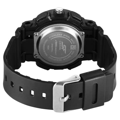 Buy Online SF Striking Black & Gold Gear Unisex Watch - Unique ...