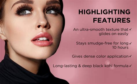 Buy Swiss Beauty Soft Kohl Kajal | Waterproof & Smudge-Proof | Long ...