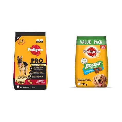 Pedigree PRO Expert Nutrition Active Adult Large Breed Dog (18 Months ...