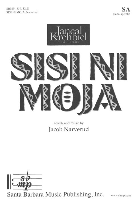 Sisi Ni Moja von Jacob Narverud » Frauenchor Noten