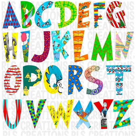 Dr Seuss Printable Alphabet Letters Printable Word Searches/dr Seuss ...