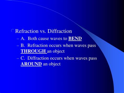 PPT - Wave Behaviors: Reflection, Refraction, Diffraction, Interference ...