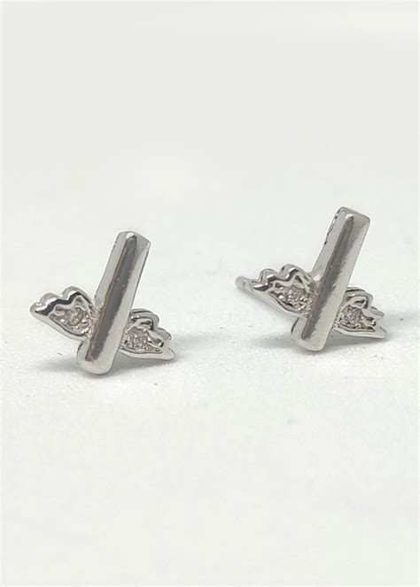 Get Silver Plated Angel Wings Earrings at ₹ 670 | LBB Shop