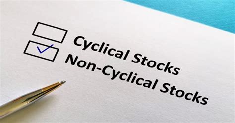 What are cyclical and non-cyclical stocks?