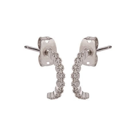 Silver Plated Open Earrings – VOYLLA