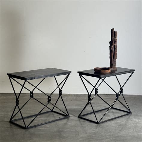 wrought iron side tables – Objet Vagabond