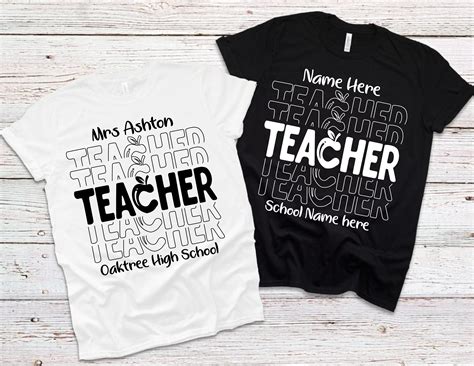 Teachers Personalized Shirts