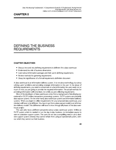 Data Warehousing Fundamentals A Comprehensive Guide for IT ...