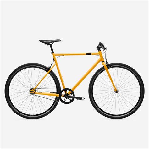Single Speed City Bike 500 - Yellow ELOPS | Decathlon