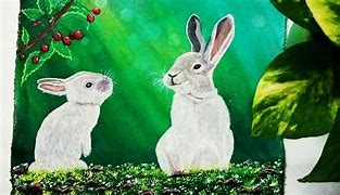 Image result for Painting Rabbit Eyes