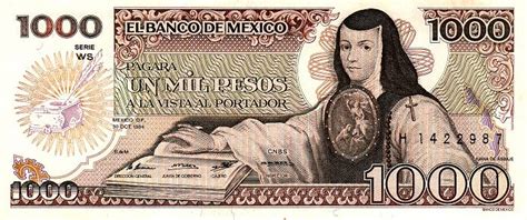 墨西哥 1000比索 1984-世界钱币收藏网|外国纸币收藏网|文交所免费开户（目前国内专业、全面的钱币收藏网站）