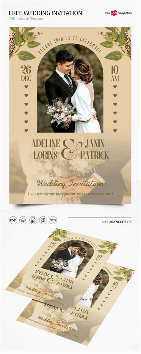 Image result for Wedding Invitation PSD File Free Download