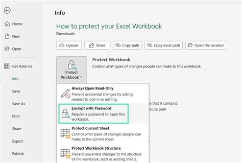 Image result for Protect Workbook Excel