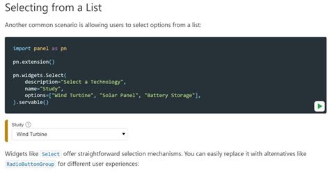 Data Visualization Panel Python 的图像结果