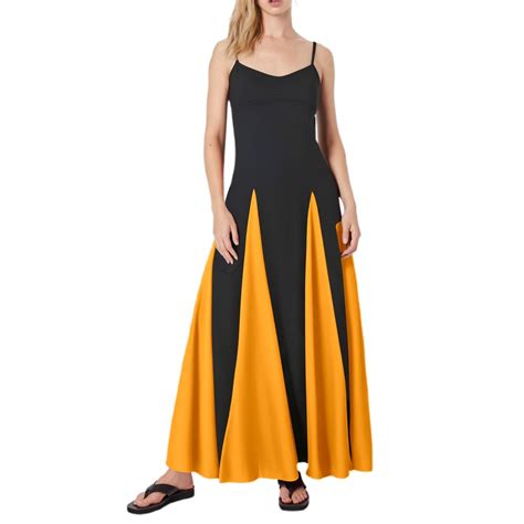 RGDYPKO Work Dresses For Women 2025 Womens Sleeveless Color Block ...