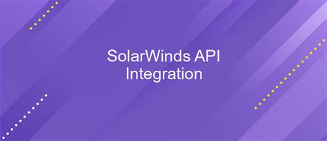 Image result for SolarWinds API