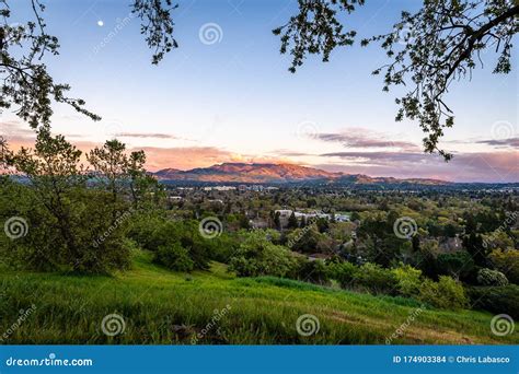 Dinosaur Hill Park at Sunset Stock Photo - Image of foothills, hill ...