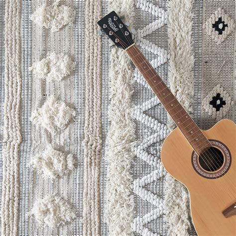 BOHO Amanda Hand Woven Rug - Grey White & Natural Online - Premium Rug ...