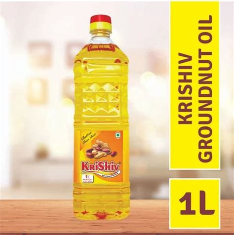 Groundnut Oil - Krishiv 1 Liter Bottle Groundnut Oil Manufacturer from ...