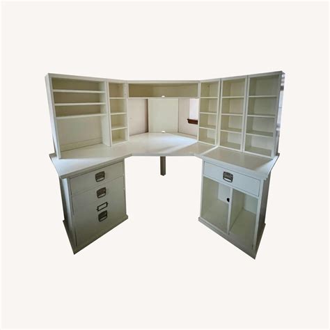 Pottery Barn Corner Desk Unit - AptDeco
