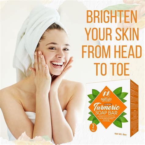 Natrulo Turmeric Soap Bar for Face & Body - All Natural India | Ubuy