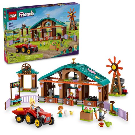 Amazon.com: LEGO Friends Farm Animal Sanctuary Building Toys Set - Farm ...