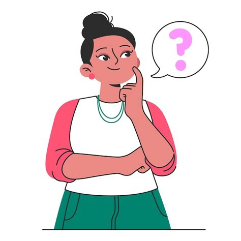 Free Vector | Thinking face concept illustration