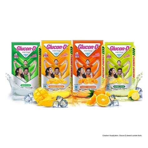 Buy Glucon-D Original Instant Energy Drink Powder, 125 gm Refill Pack ...
