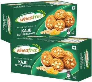 wheafree Kaju Butter Cookies - Gluten Free - Pack of 2 (200g each ...