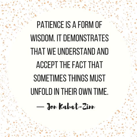 Patience Is A Virtue Quote