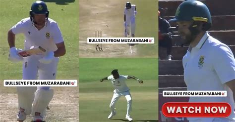 ZIM vs SA: ब्लेसिंग मुजारबानी ने सनसनीखेज रन आउट की बदौलत वियान मुल्डर ...