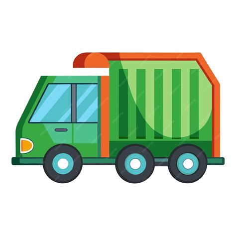 Garbage truck clipart vector art and illustration | Premium AI ...