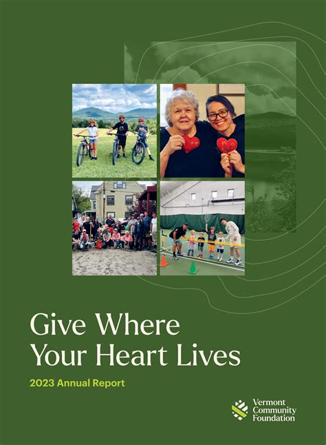 2023 Annual Report by The Vermont Community Foundation - Issuu