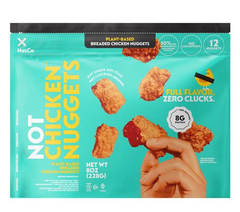 NotChicken Frozen Plant-Based Breaded Chicken Patties | NOTCO | United ...