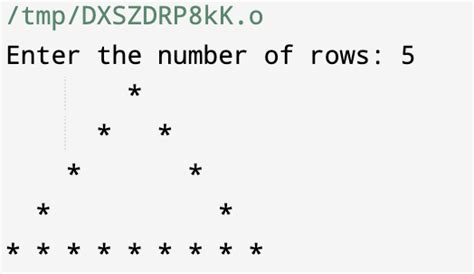 Image result for Star Pattern in C Program