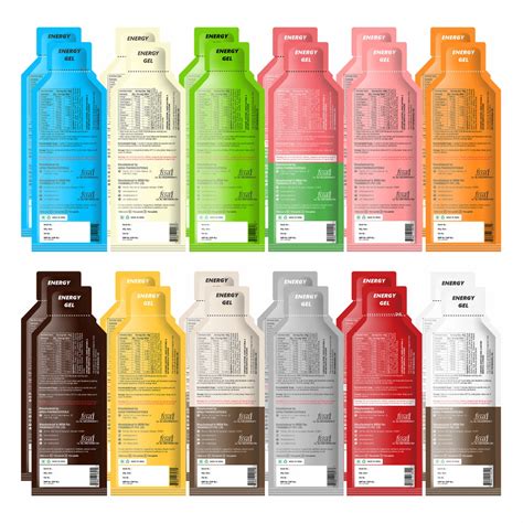 Leap Energy Gels Pack of 24, Variety Pack (12-Flavor) – Leapstoreindia