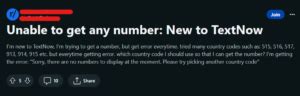 Image result for How to Fix Error Area Code TextNow