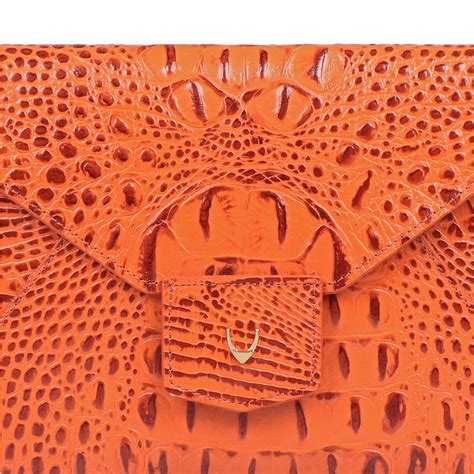 Buy Orange Mandy W1 Clutch Online - Hidesign
