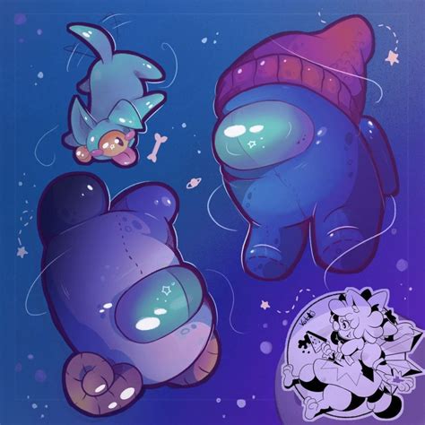 Among Us Art. 90 Best fan art | WONDER DAY — Coloring pages for ...