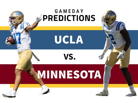 Gameday predictions: UCLA vs. Minnesota - Daily Bruin