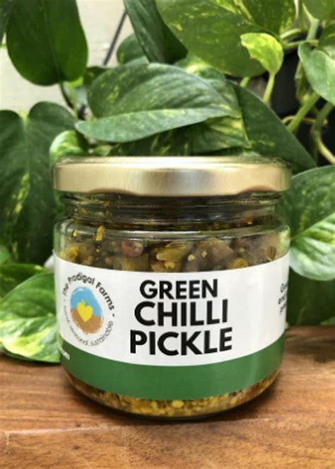 Get Green Chilly Pickle With Mustard Oil (300g) at ₹ 295 | LBB Shop