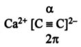 The number and type of bonds between two carbon atoms in CaC2 are: